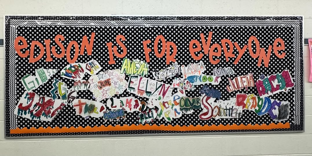 More awesome Name Art on the walls of Edison. #art #MAC185 #Edison #weloveart