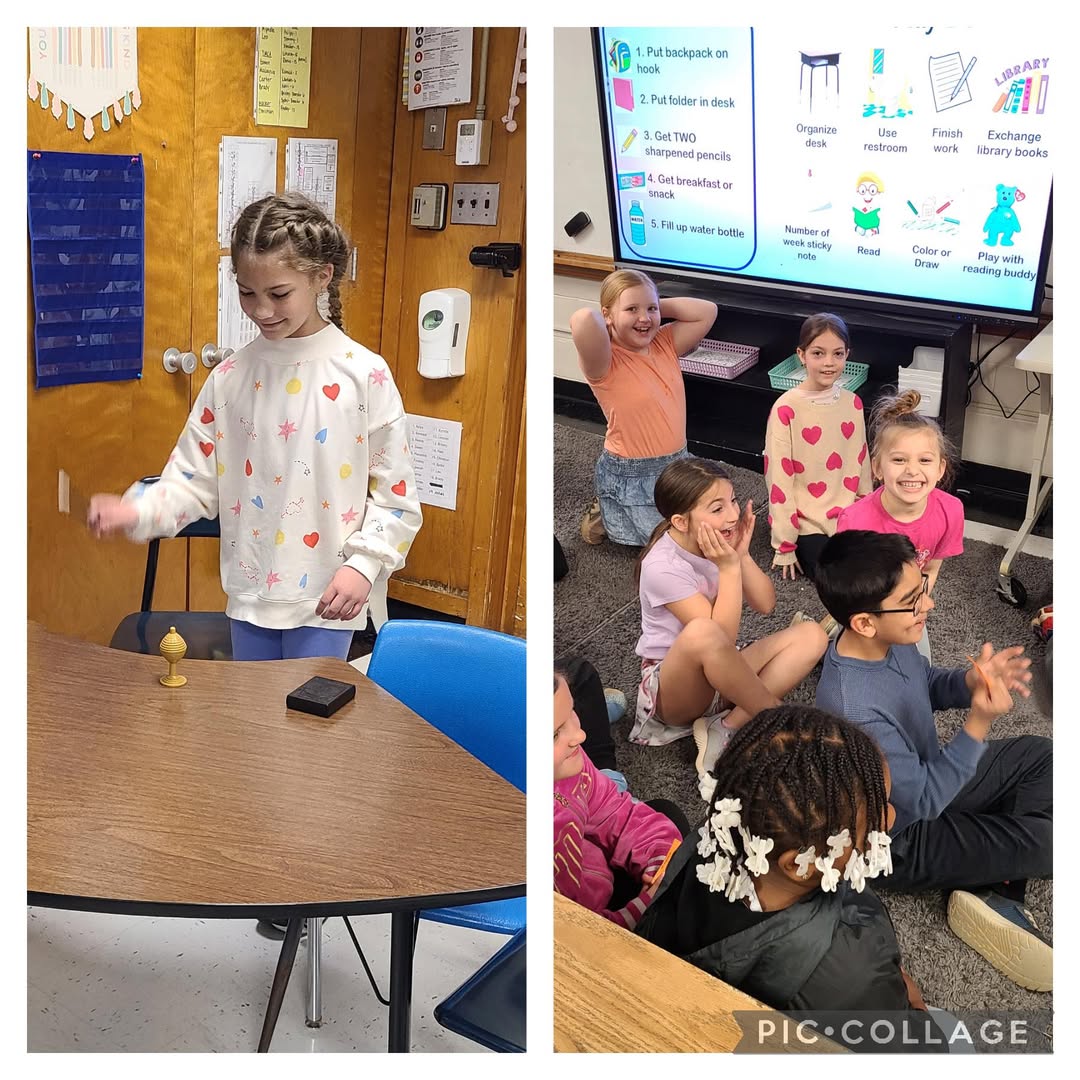 Brinley performed magic tricks for Show-and-tell today. Her classmates and teacher were amazed! #MAC185