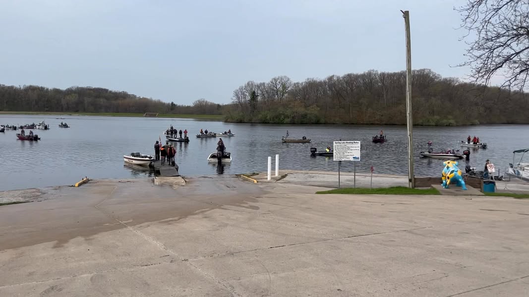 The 2nd Annual Bomber Open Bass Fishing Tournament is underway at Spring Lake. Weigh-ins at 2:30. #OnceABomberAlwaysABom…