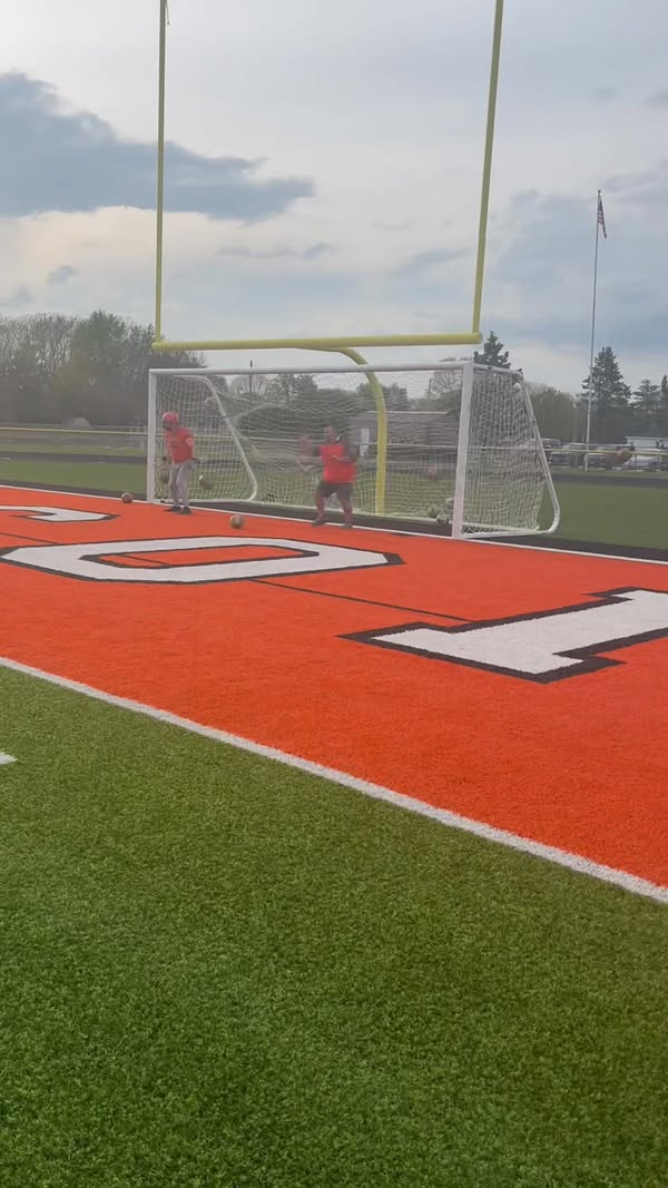 Coach Tony Westen and ATC Marc K. Kessler were in goal for Bomber Girls Soccer Kick Cancer fundraiser. Thank you guys! #…