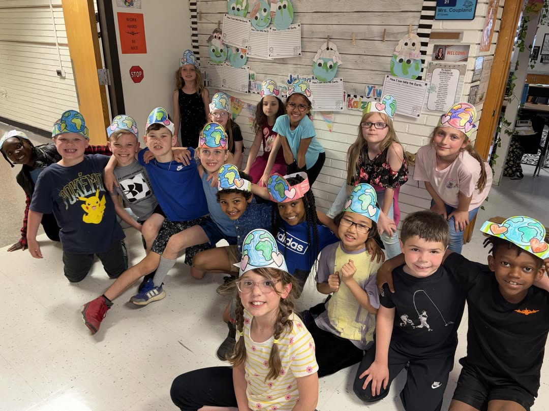 Happy Earth Day from Mrs. Coupland’s class! #MAC185