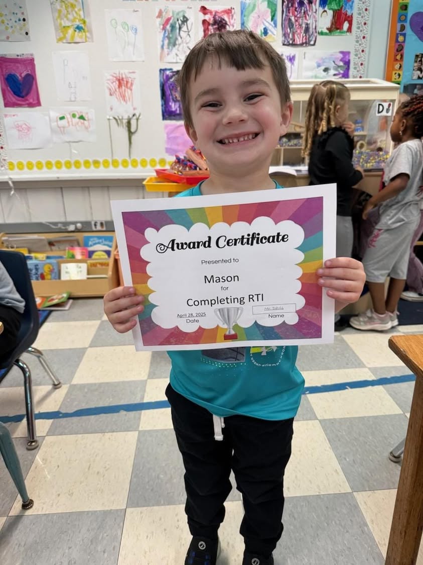 MacArthur has hard workers! These 3 super stars completed their RTI work today! #mac185