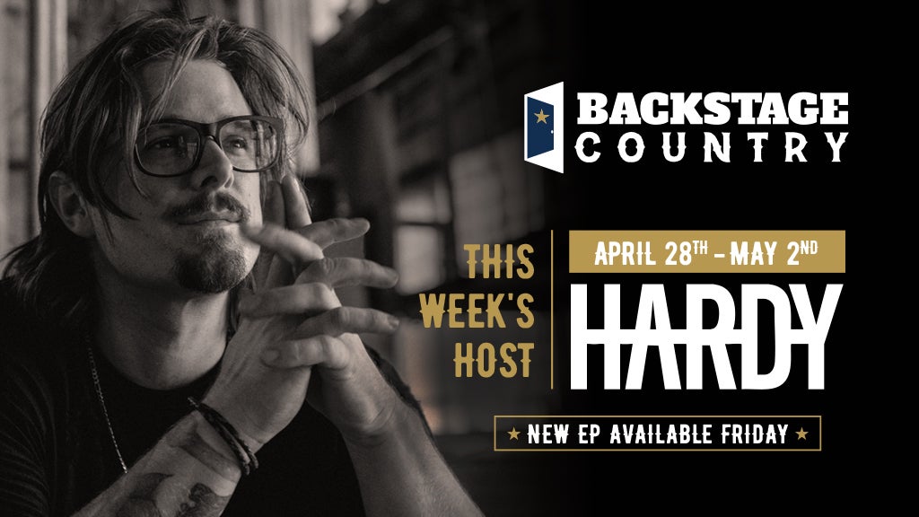 This Week’s Backstage Country Host: HARDY