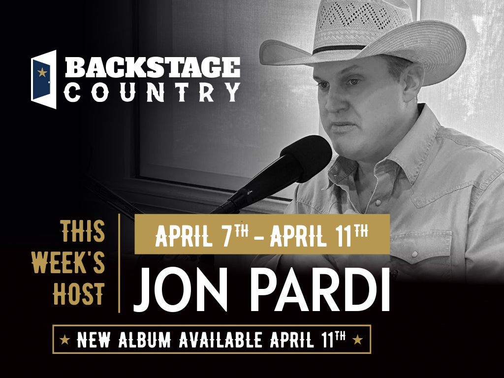 This Week’s Backstage Country Host: Jon Pardi