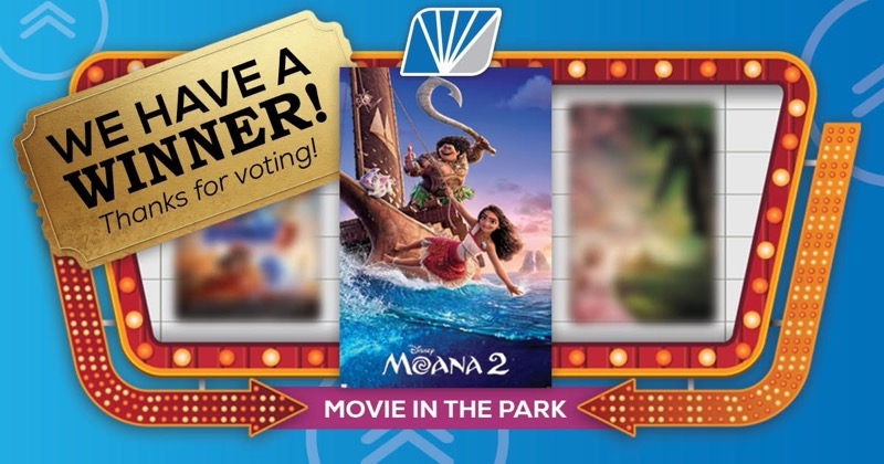 Moana 2 Wins IHMVCU Vote for Movie Nights in the Park This Summer