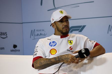 Motor racing-Hamilton says tough start at Ferrari could go on for months