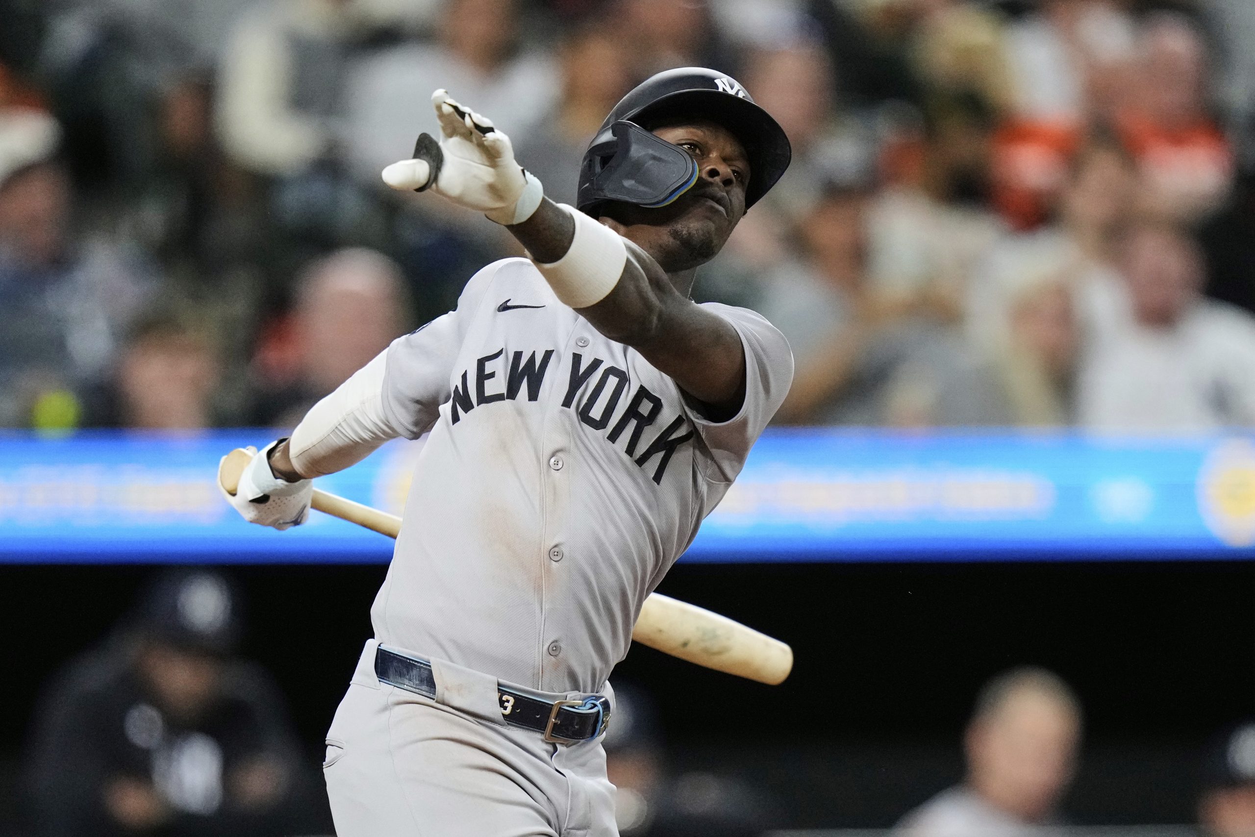 Yankees second baseman Jazz Chisholm Jr. put on injured list because of strained right oblique