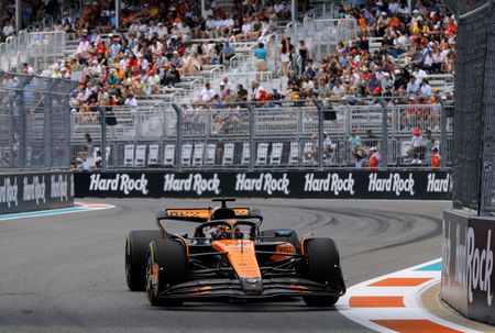 Motor racing-Piastri on top in Miami Grand Prix practice
