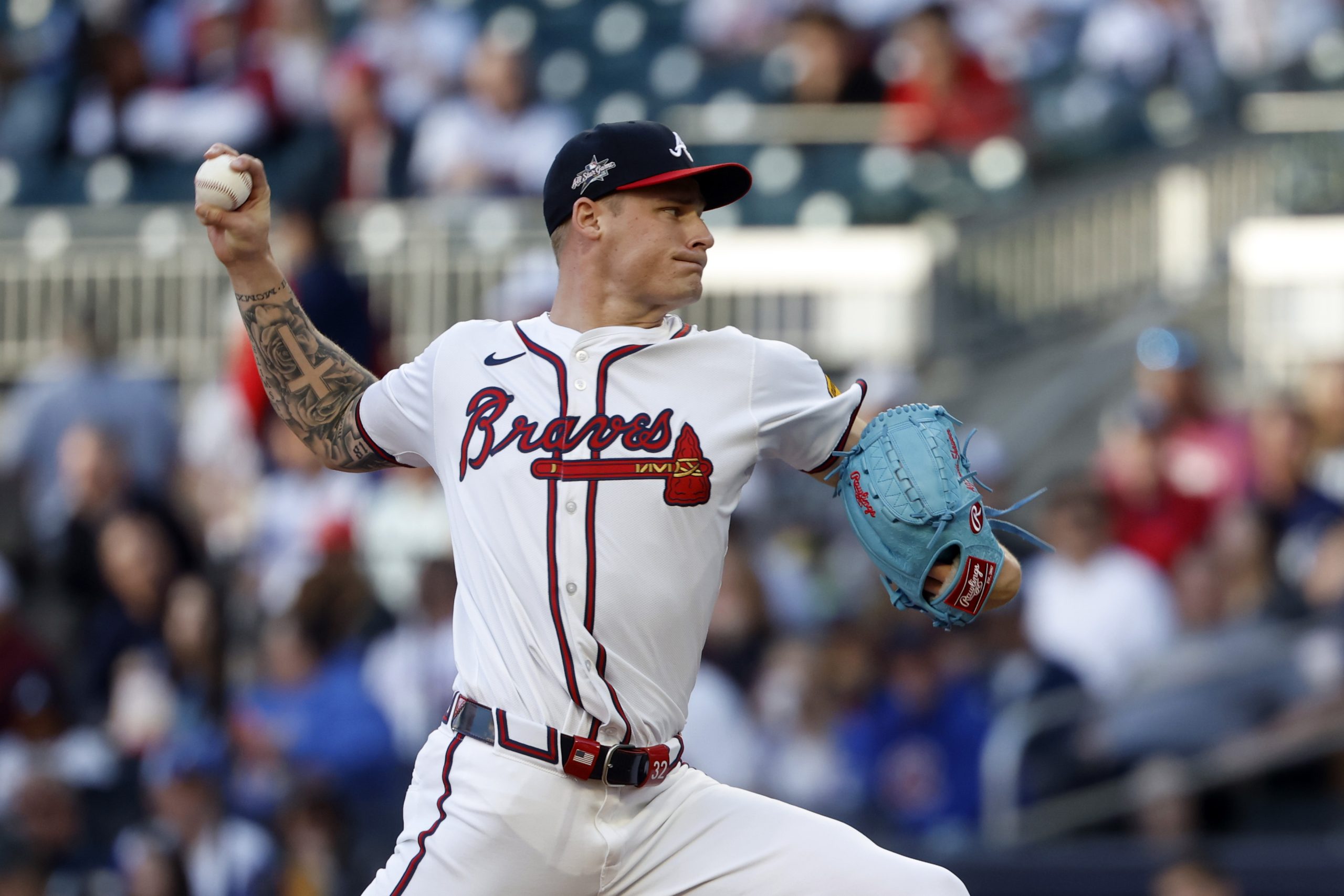 Braves pitcher AJ Smith-Shawver has no-hit bid vs Reds broken up in 8th inning