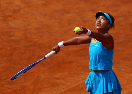 Tennis-Osaka and Jabeur advance in Italian Open as Badosa, Kvitova pull out