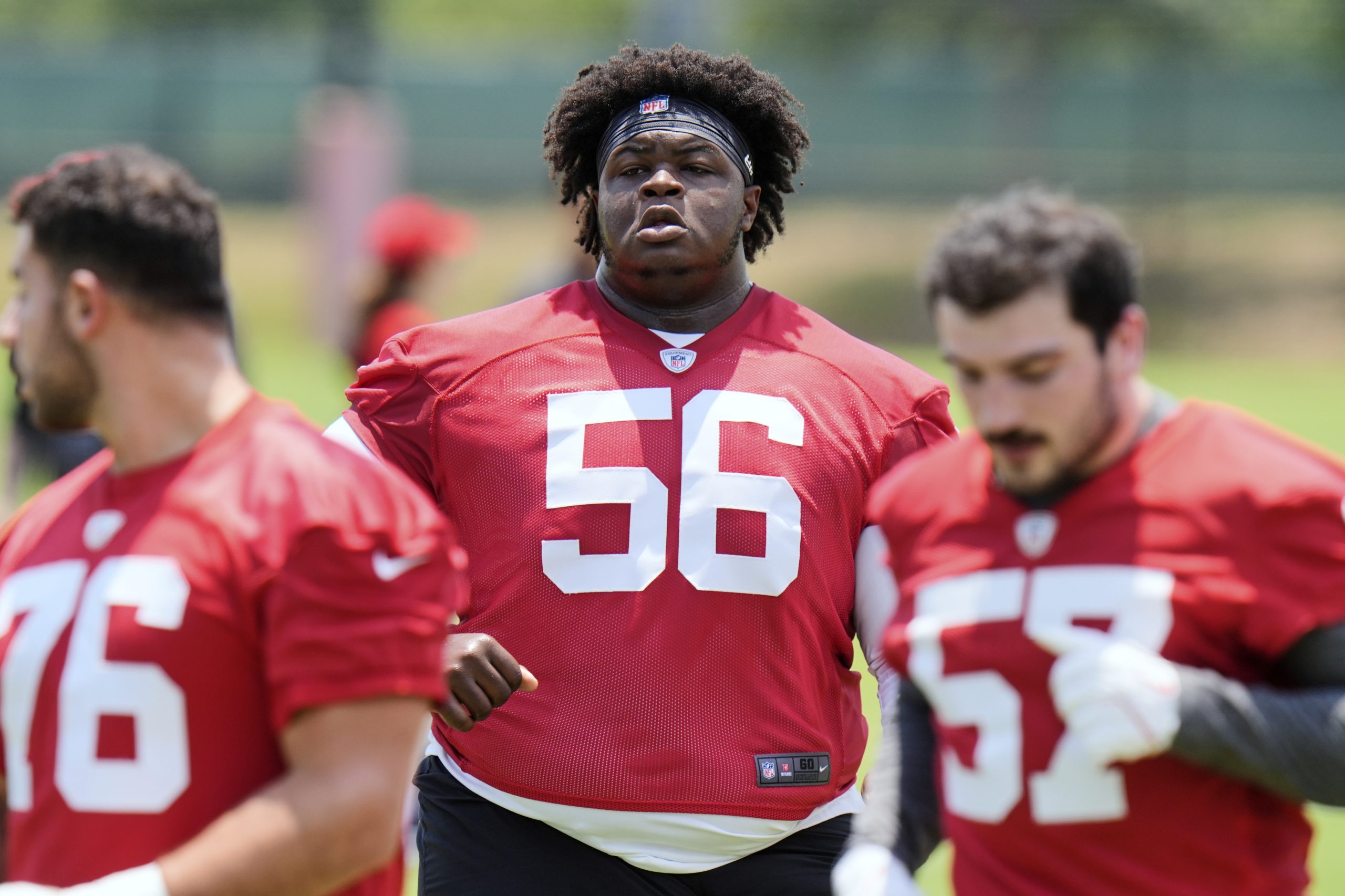 Bucs rookie Desmond Watson, at 430-plus pounds, wants to make people forget his size