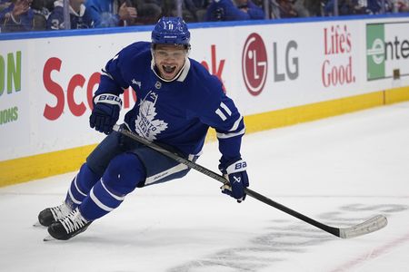 Leafs’ Max Domi fined for hit on Panthers’ Aleksander Barkov