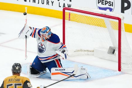 Report: Oilers goalie Calvin Pickard may miss rest of Vegas series