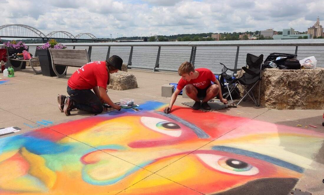 2025 Quad Cities Chalk Art Fest, May 31 and June 1
