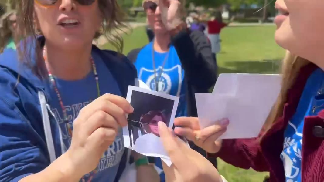 PTO sponsored “Famous Duo” game for Edison Faculty and Staff. In honor of Teacher and Staff Appreciation Week. #thankyou…