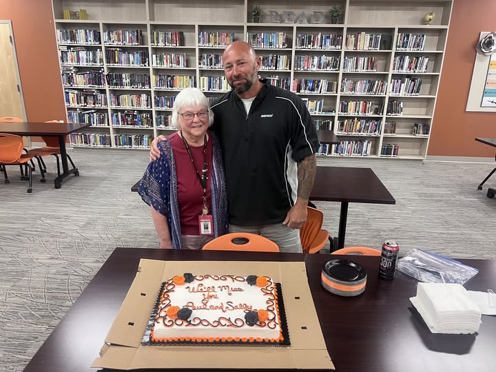 MMS celebration for Sally Sinnett who will be retiring after 21 years of service to Macomb School District and Paul Zare…