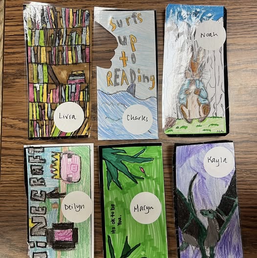 Congratulations to the winners of the Bookmark Design contest. #MAC185 #library #edison