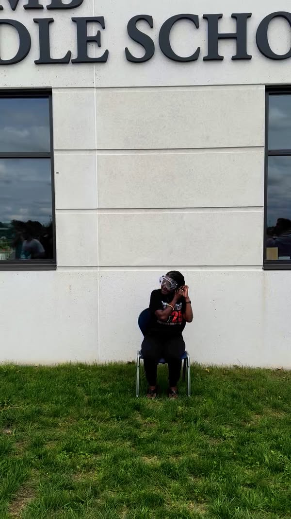 Macomb Middle School Principal, Ms. Lewis, accepted the USC Speak Your Mind Ice Bucket Challenge after being nominated b…