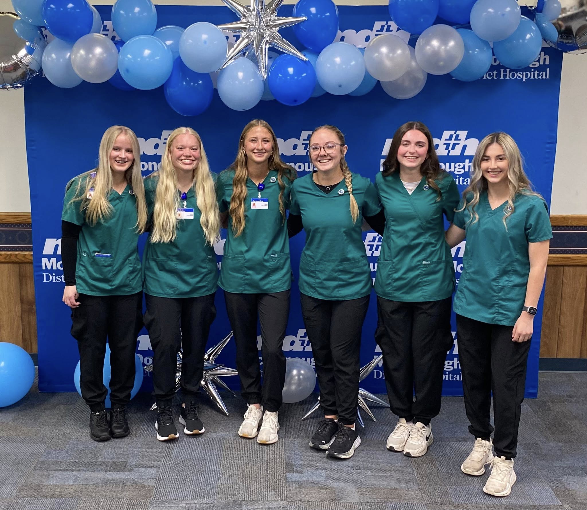 MHS Seniors Jacqueline Adair, Lucy Gilliland, Addison Mason, and Jordyn Shoopman just received their pin for completing…