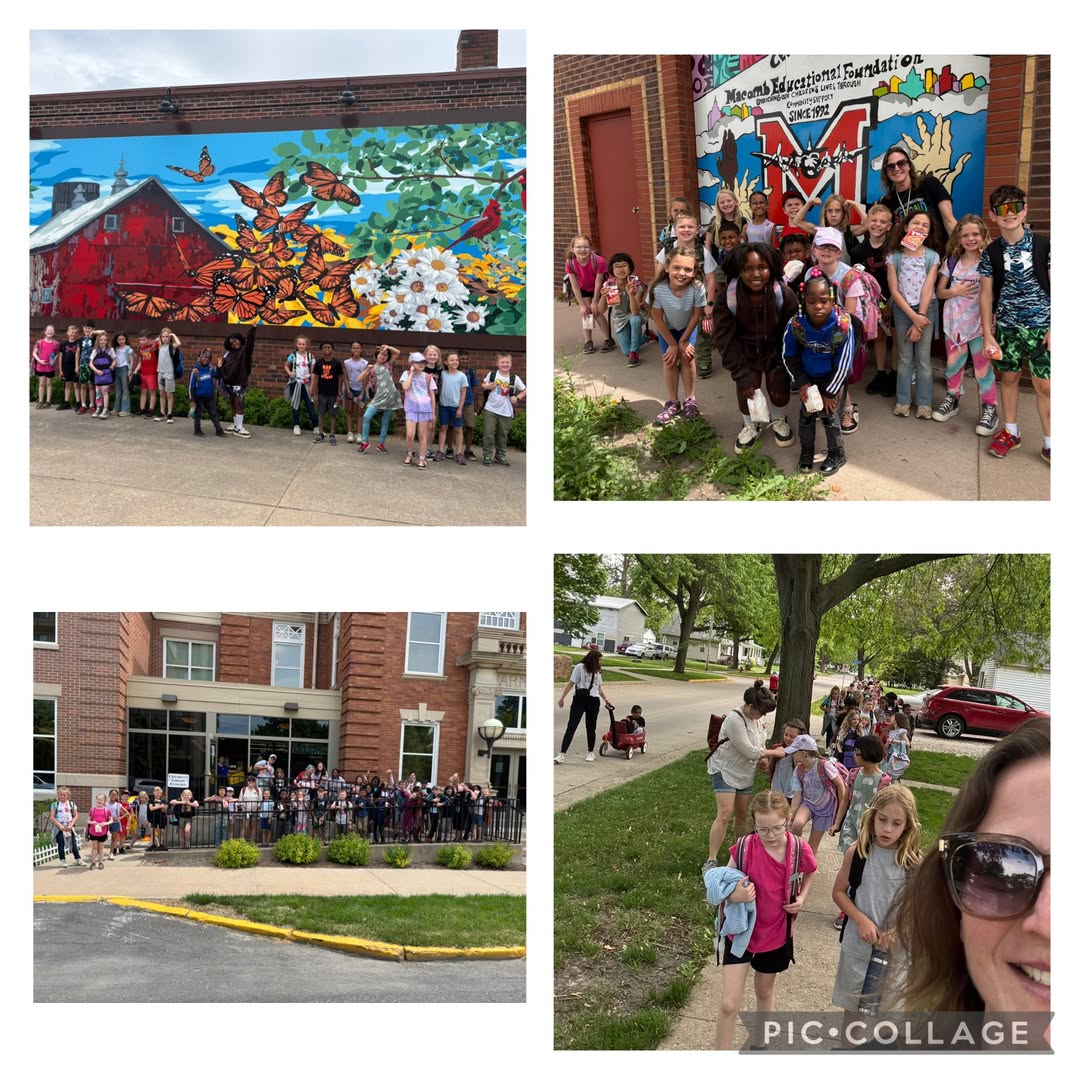 Mrs. Coupland’s, Miss Genovese’s, and Mr. Coupland’s classes enjoyed their walking field trip to the Macomb Public Libra…
