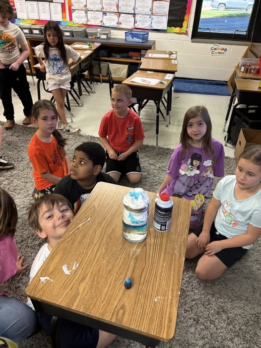 Today Mrs. Locke/Mrs. Stoneking’s class learned all about clouds! Unfortunately, today there was not a single cloud in…