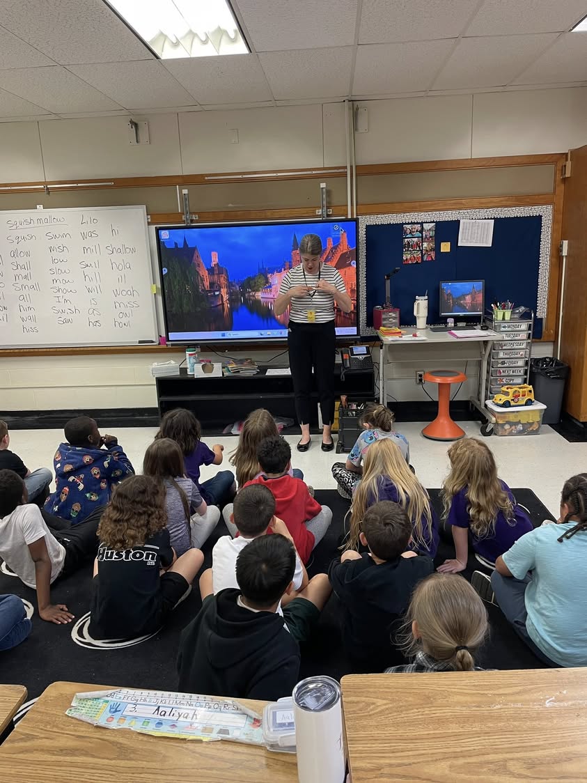 Ms. Tiffany, from Macomb Public Library, came to 2nd grade today.  She read books and talked about the summer reading pr…