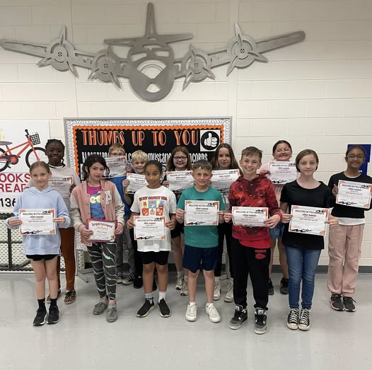 5th Grade students were recognized for their efforts at the 4th Quarter and Character Awards Assembly today  We are so p…