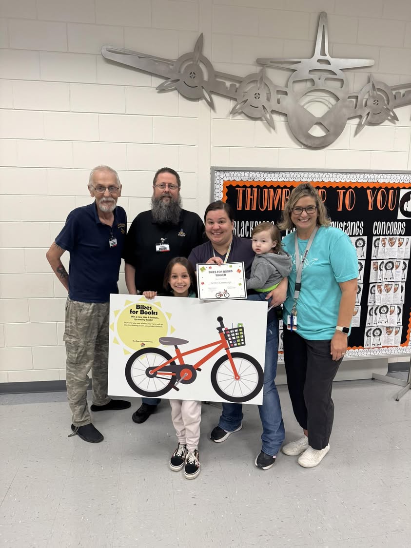 Gentri Cummings is the winner of the Masonic Lodge Bikes for Books program. Edison School read 1,539 books from March…