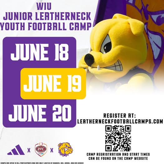 WIU Junior Leatherneck Youth Football Camp Check out the Macomb 185 Digital Backpack for activities happening in Macomb:…