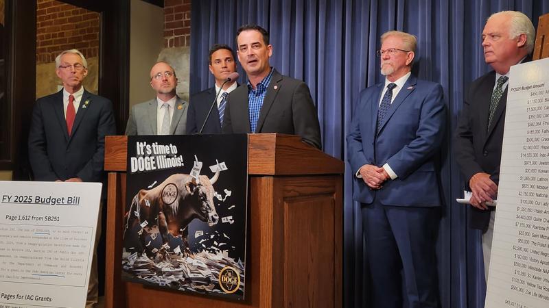 WATCH: IL House Republicans call out $1B for NGOs, plan their own budget proposal