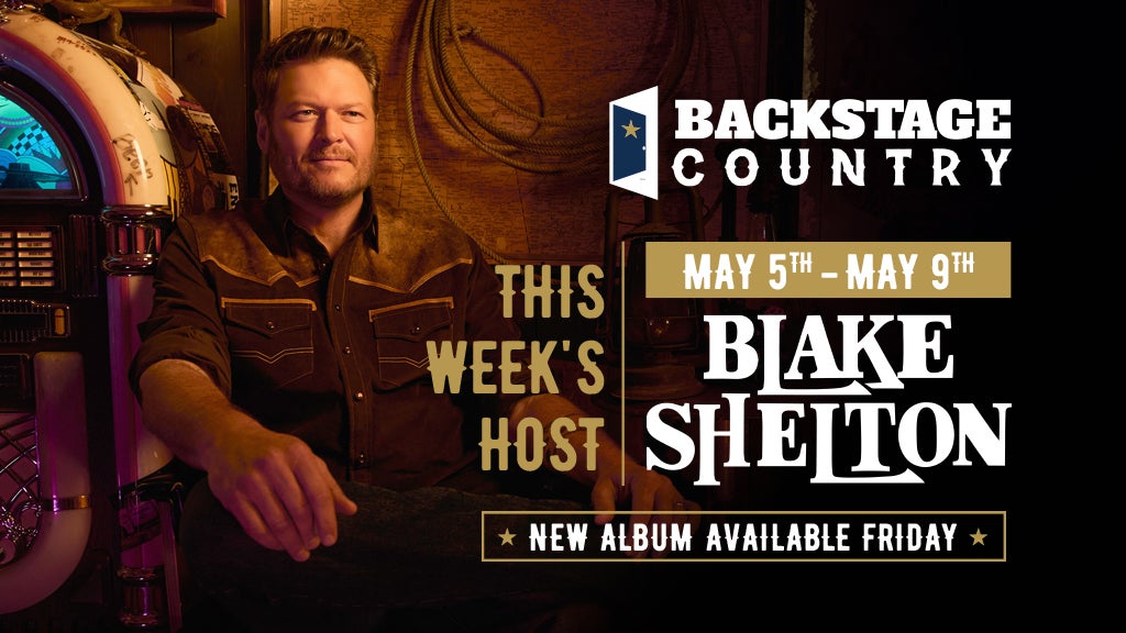 This Week’s Backstage Country Host: Blake Shelton