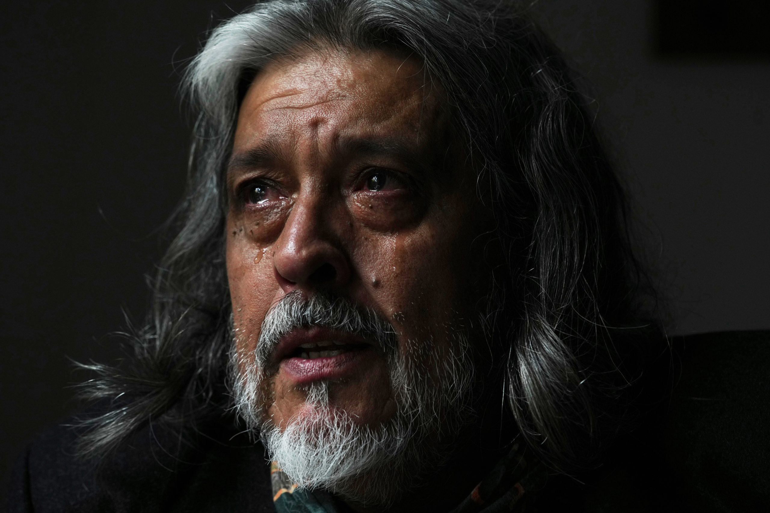 Photos of Argentines affected by cuts to the public health system