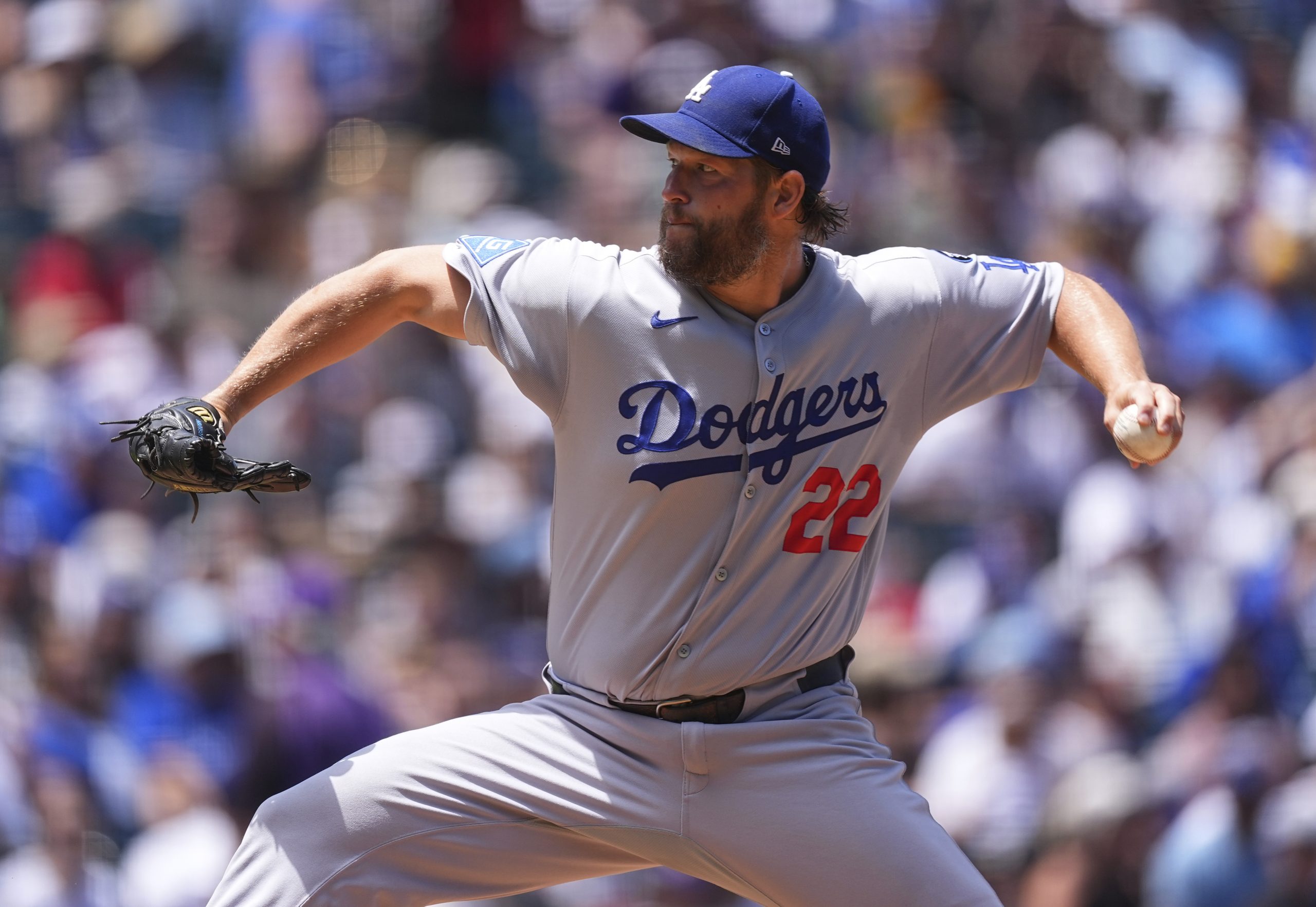 Dodgers left-hander Kershaw strikes out 5, moves closer to 3,000 career strikeouts