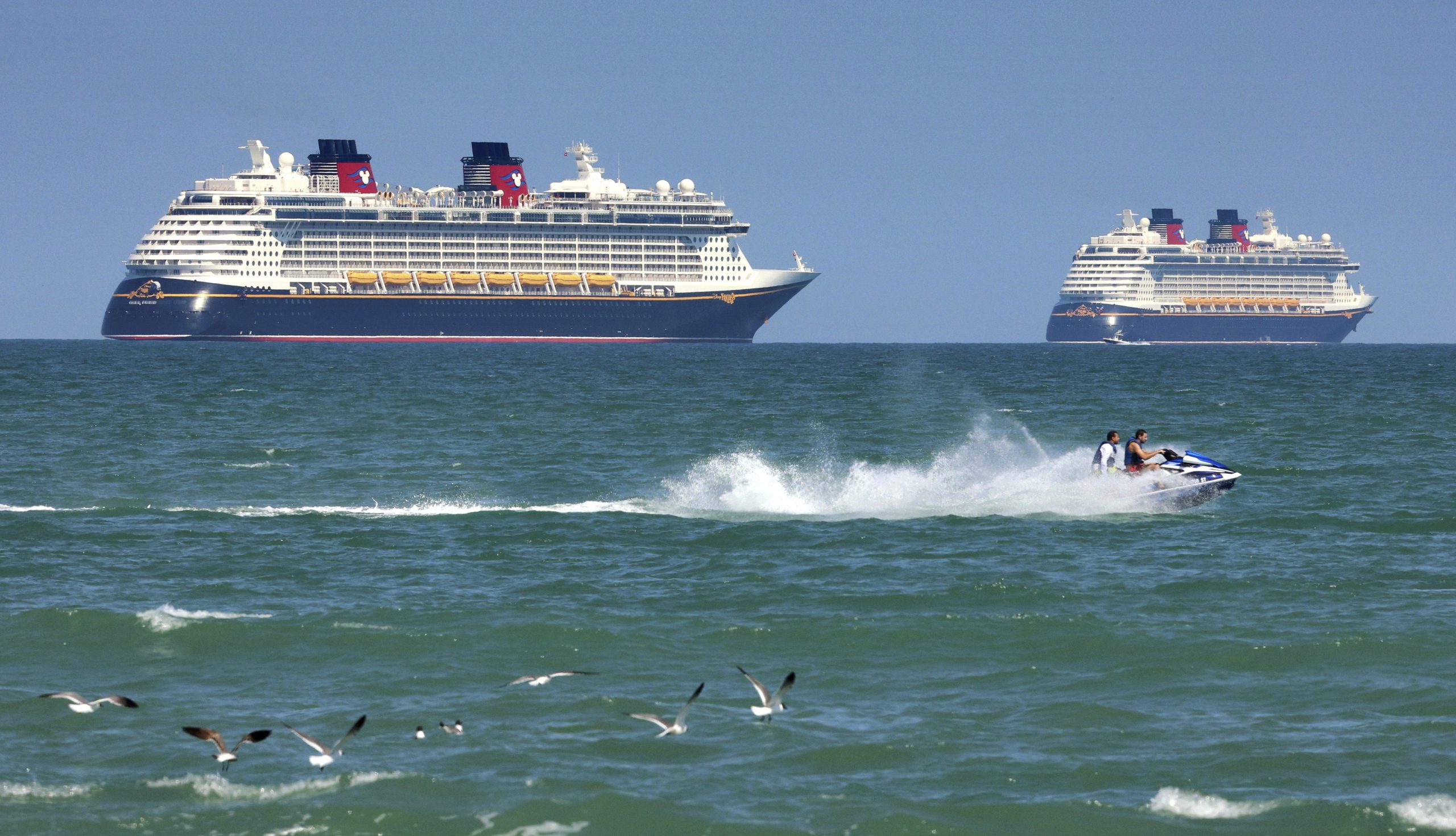 Disney cruise ship rescue team saves girl and father after overboard fall