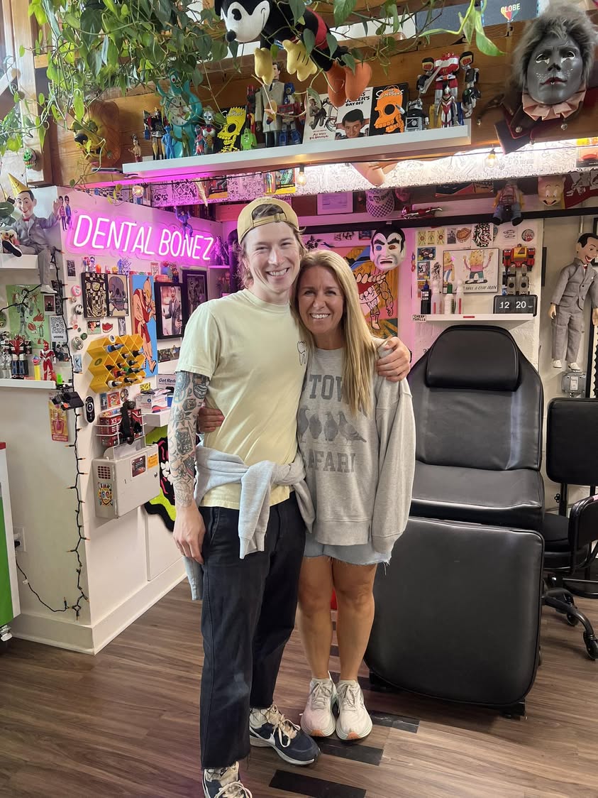 Bomber Alumni Ed Johnson! “Ed Johnson’s tattoo shop in Portland, Oregon! He’s killing it here “!