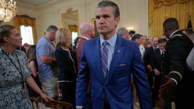 Hegseth announces USNS Harvey Milk is being renamed USNS Oscar V. Peterson