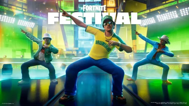 Bruno Mars is the Fortnite Festival season 9 icon
