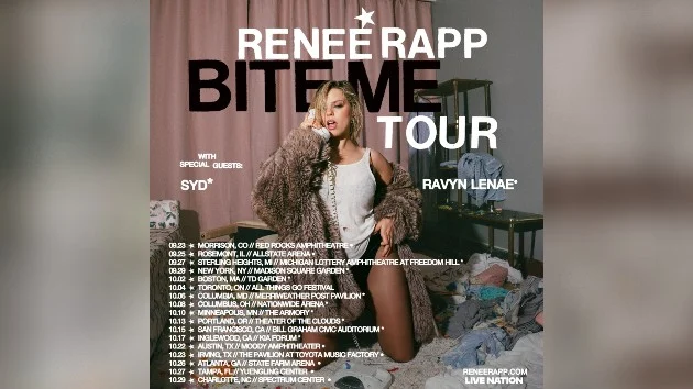 Reneé Rapp announces Bite Me fall tour