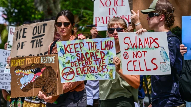 Trump to visit new Alligator Alcatraz migrant detention center in the Everglades