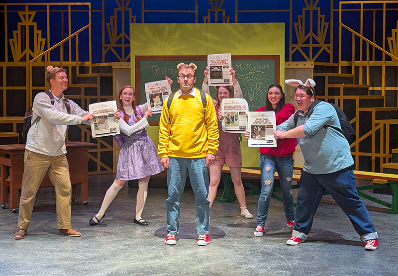 All Work on School Play Makes Art an Anxious Boy: “Arthur & Friends Make a Musical!”, at the Circa 21 Dinner Playhouse through June 21