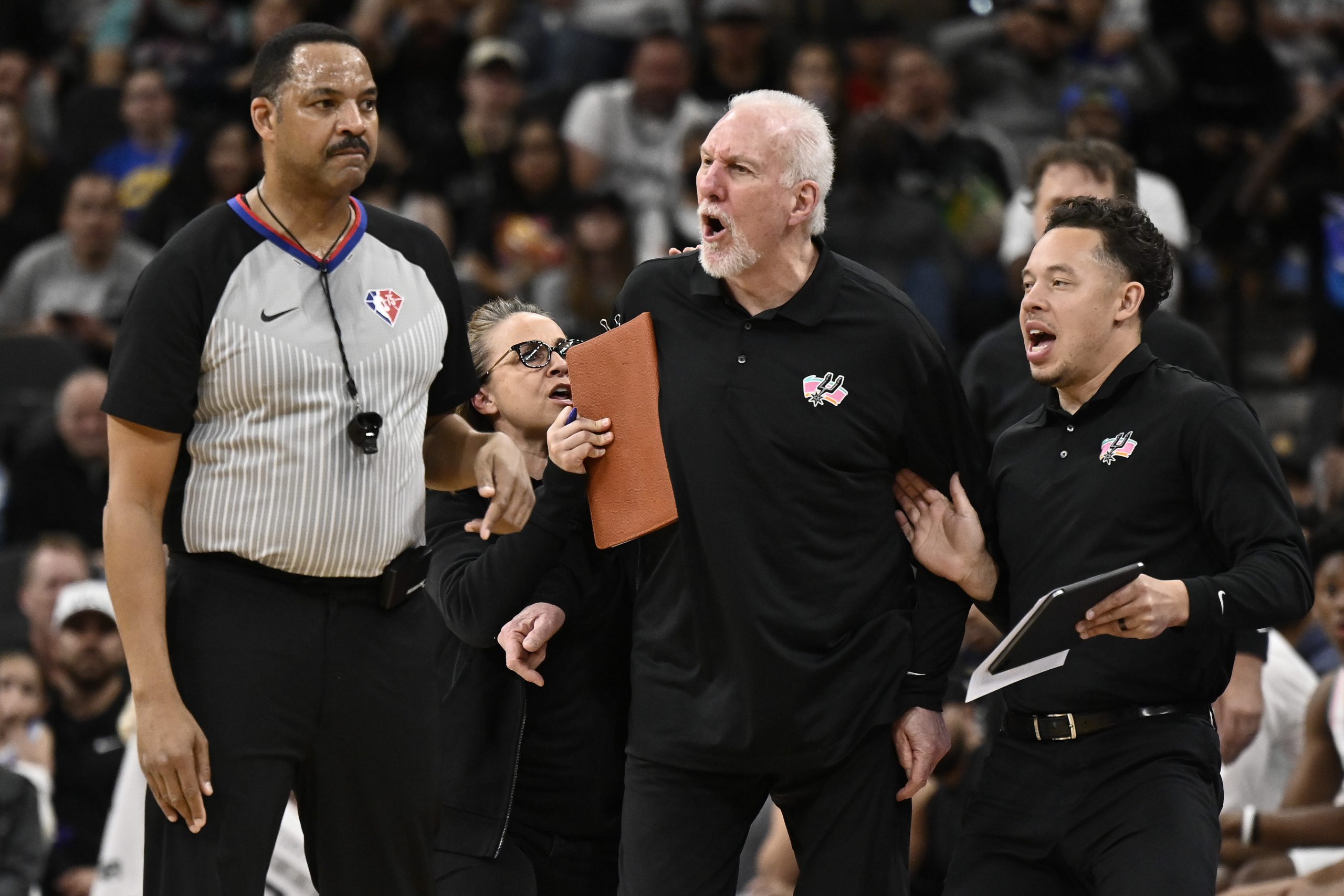 NBA adjusts Gregg Popovich’s career record, crediting Mitch Johnson with 77 Spurs games from ’24-25