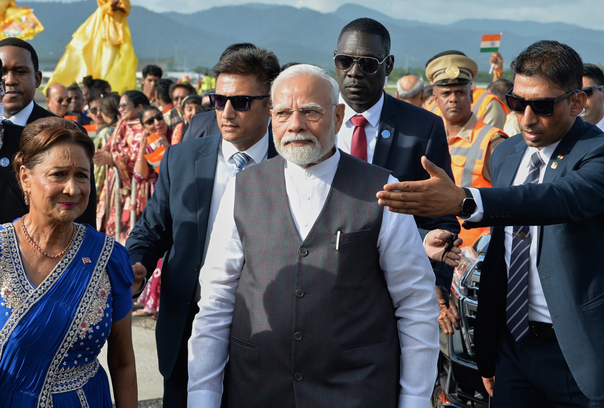 India’s leader promises trade and investment in a visit to Trinidad and Tobago