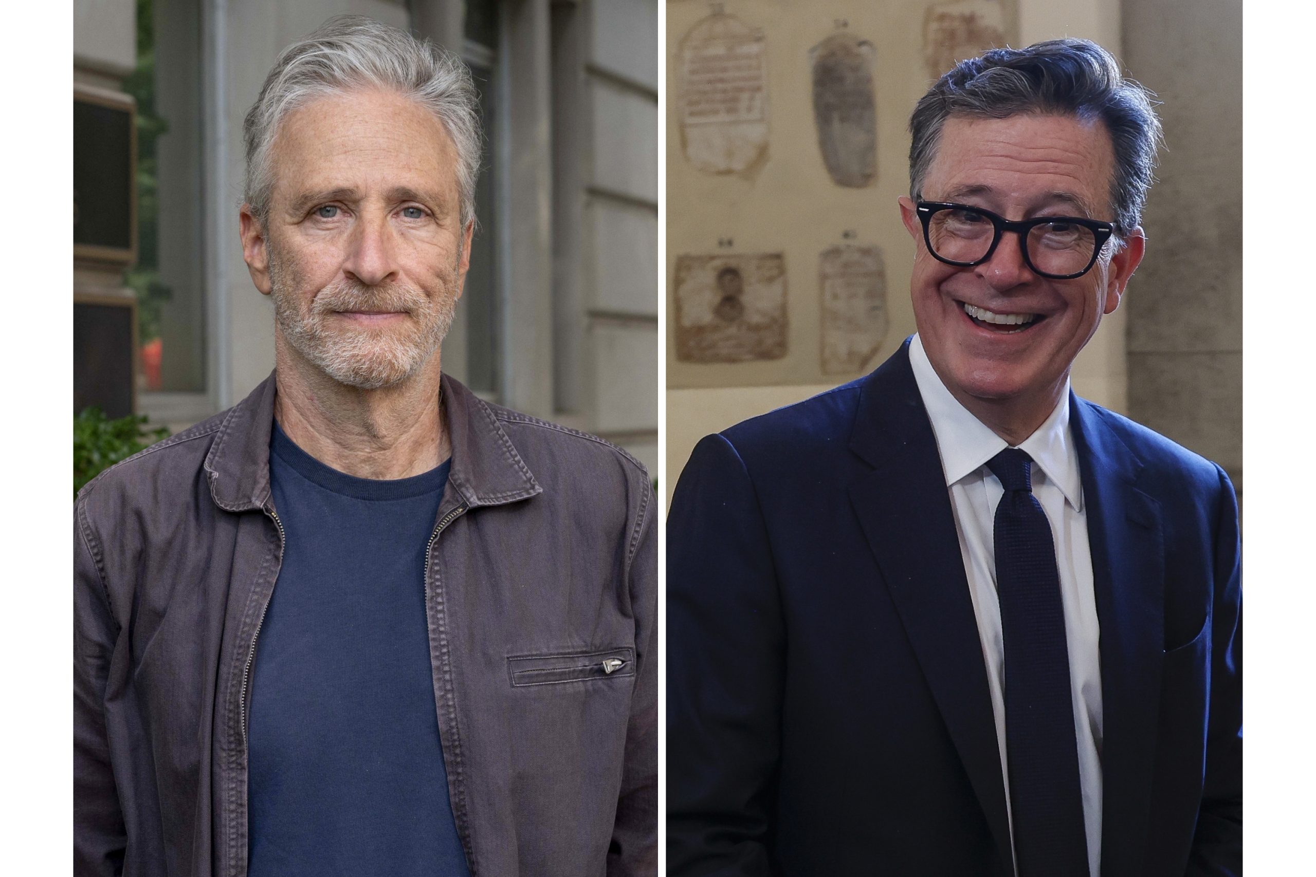The Paramount comics, Colbert and Stewart, are sharp critics of the ’60 Minutes’ deal