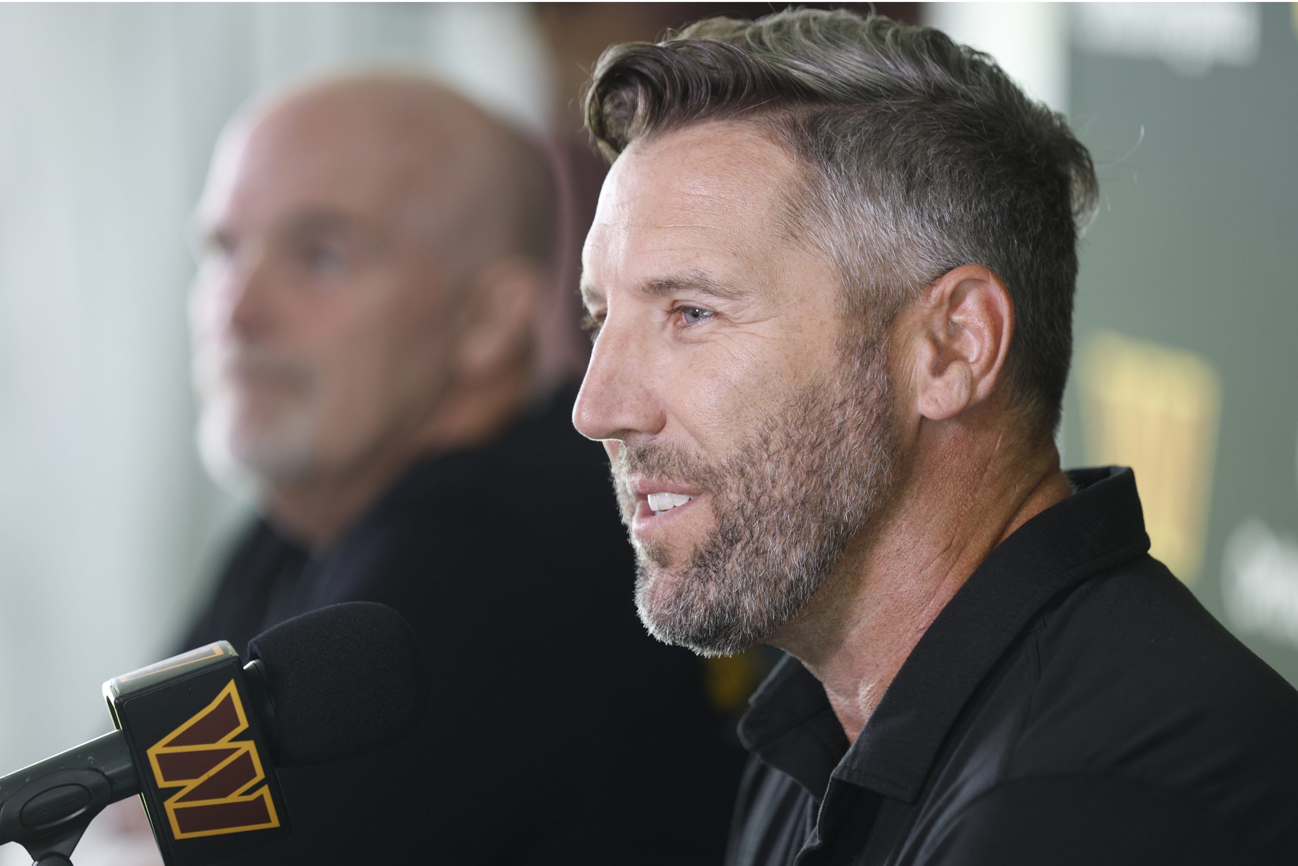 Commanders GM says non-football topics such as President Trump’s comments don’t reach him