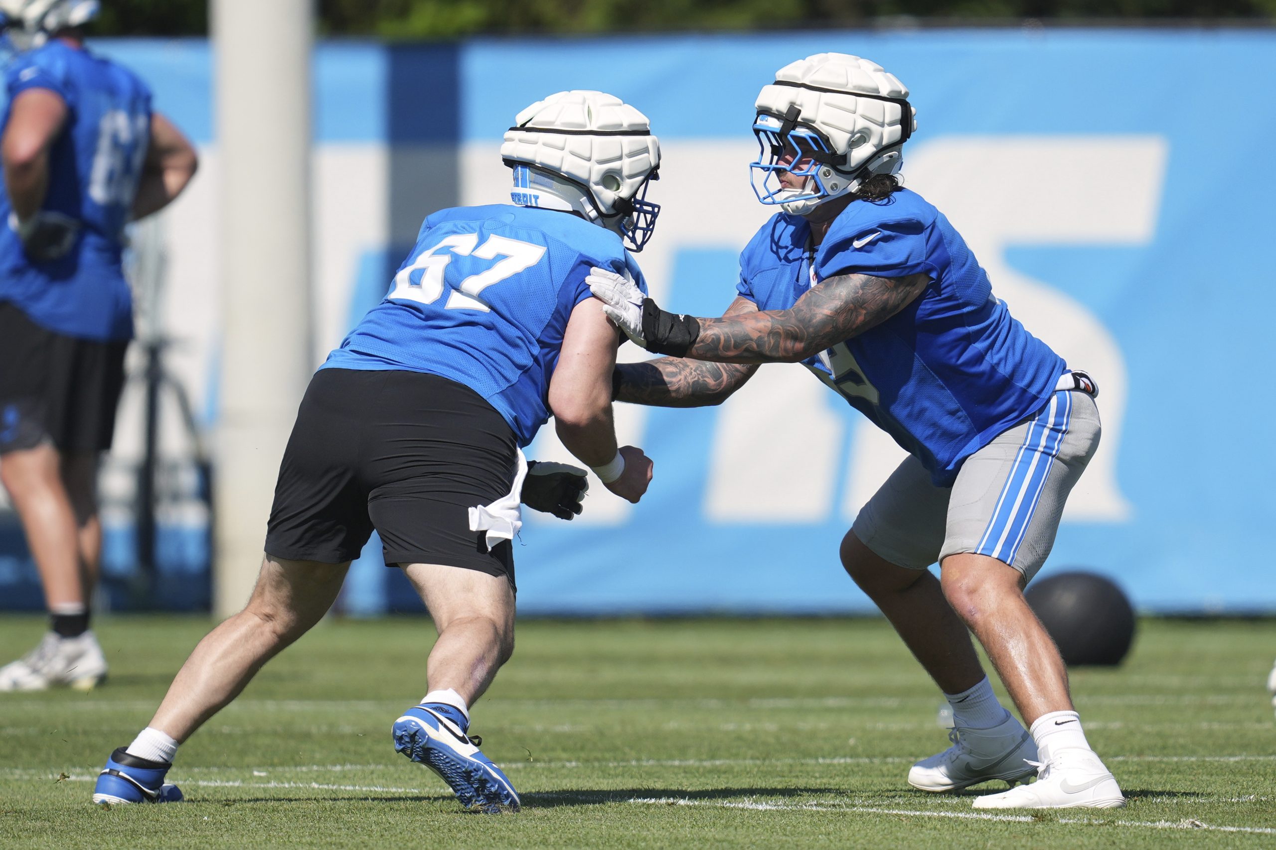 Detroit Lions offensive line is a work in progress a year after being among NFL’s best