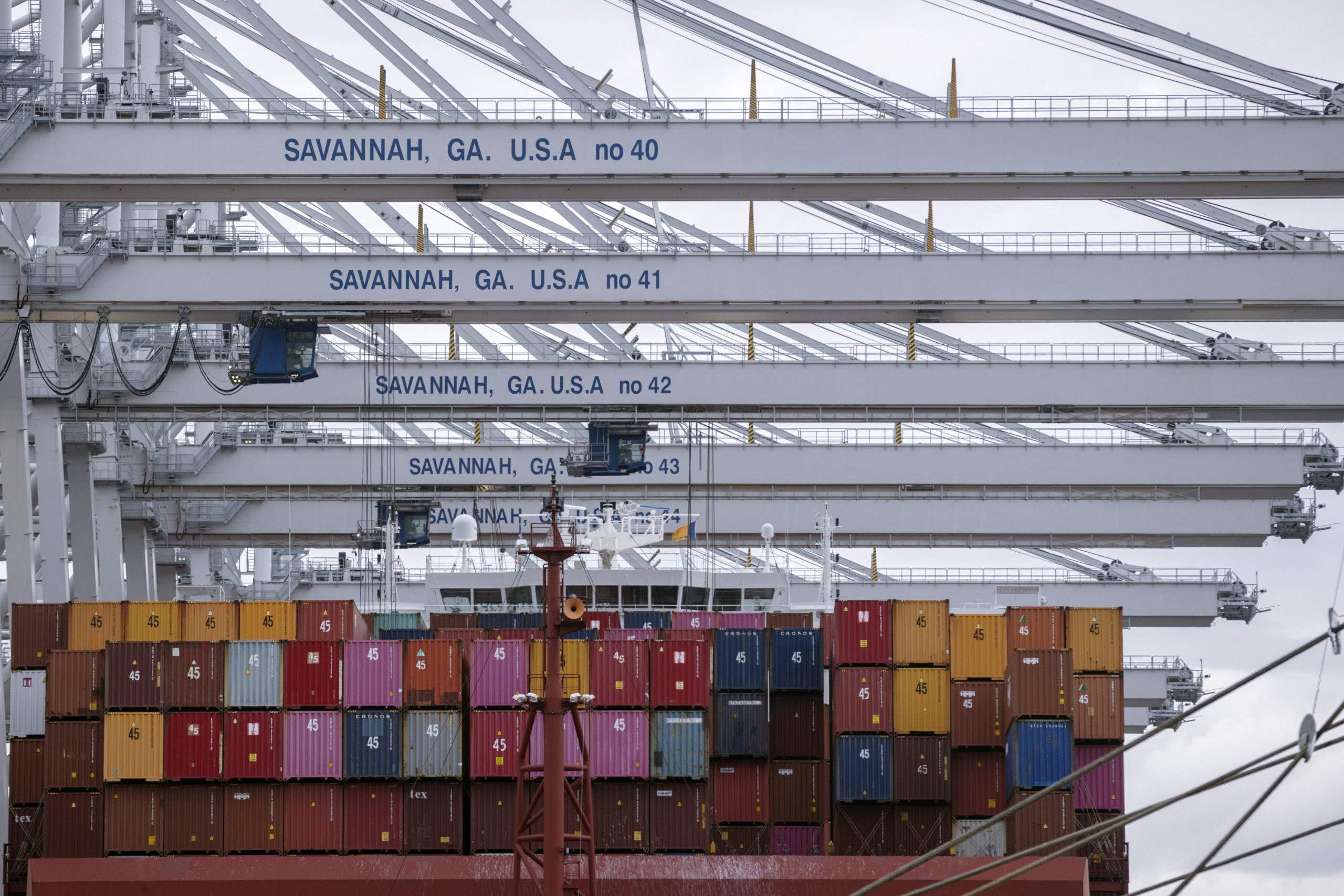 Cargo surge amid tariff turmoil drives the Port of Savannah to its 2nd busiest year