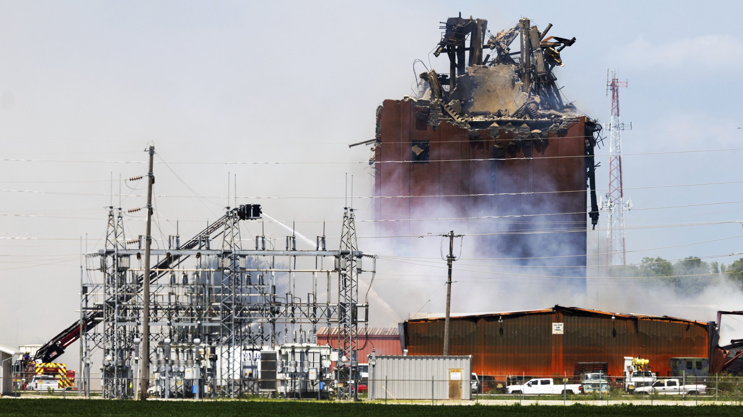 Fire is still raging at a Nebraska biofuels plant where explosion left 3 missing