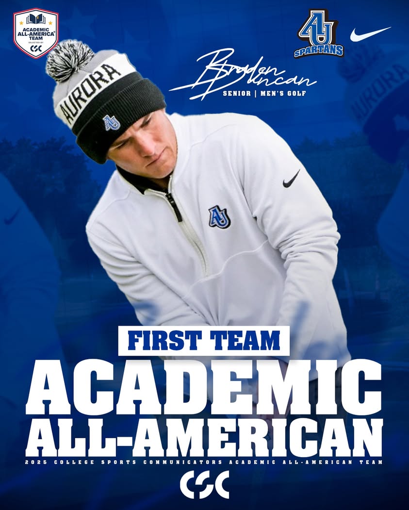 First Team 💪 Academic All-American 👏  #weareoneAU | #CSC | #d3mgolf | #AllAmerican | #postseason