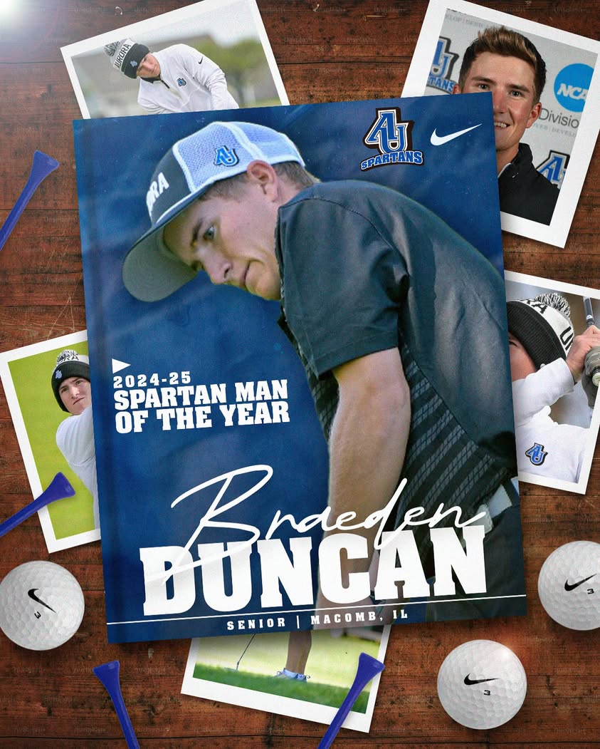 Braden Duncan, Spartan Man of the Year. #weareoneAU | #SMOTY | #NCAADIII