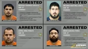 Four Cubans face up to 832 years in prison for theft ring in Florida, Texas